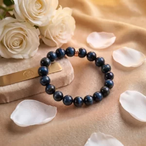 Azure Guardian Tiger Eye Bracelet