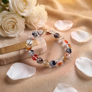 Harmony Hematoid Quartz Bead Bracelet